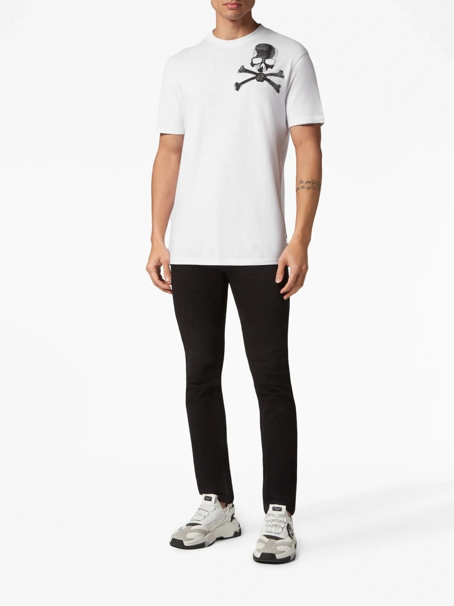 Tricou Philipp Plein alb - Img 2