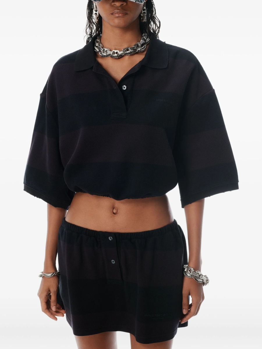 Tricou Polo Alexander Wang negru - Img 5