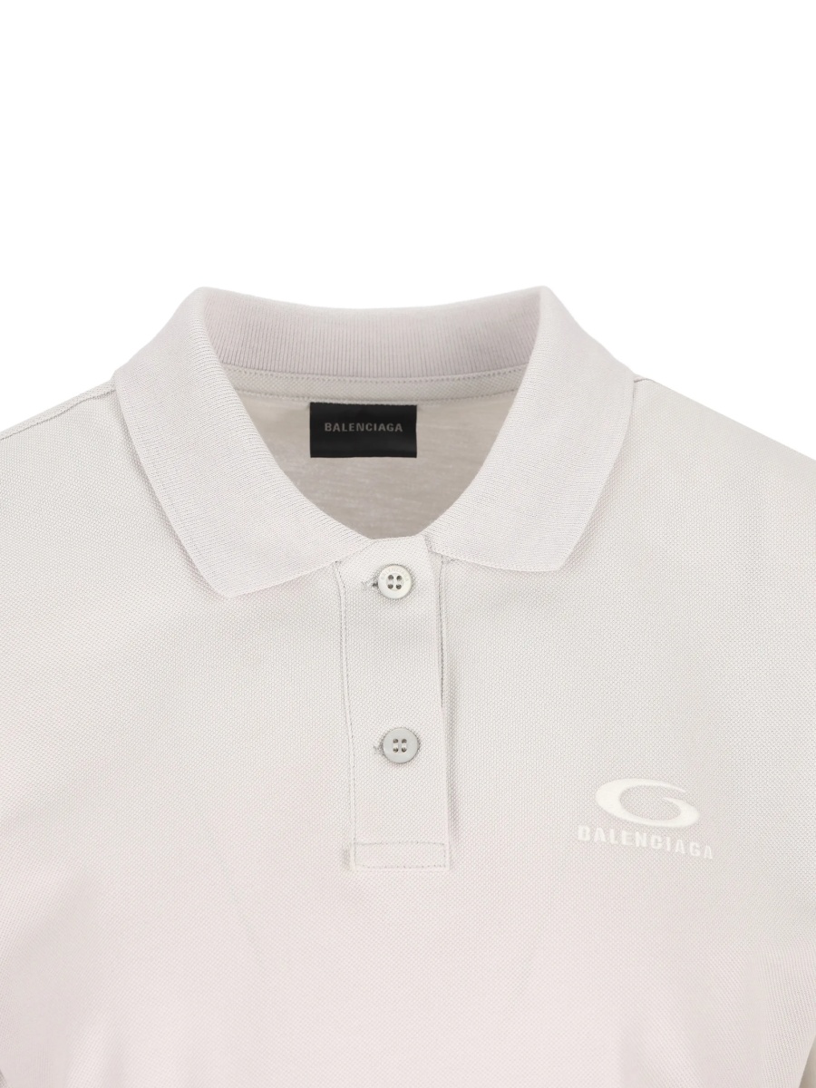 Tricou Polo Balenciaga neutru - Img 4