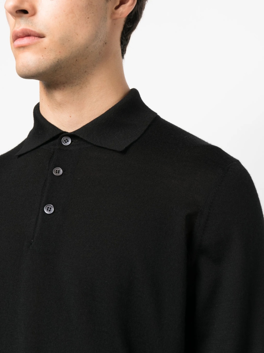 Tricou Polo Brunello Cucinelli negru - Img 5