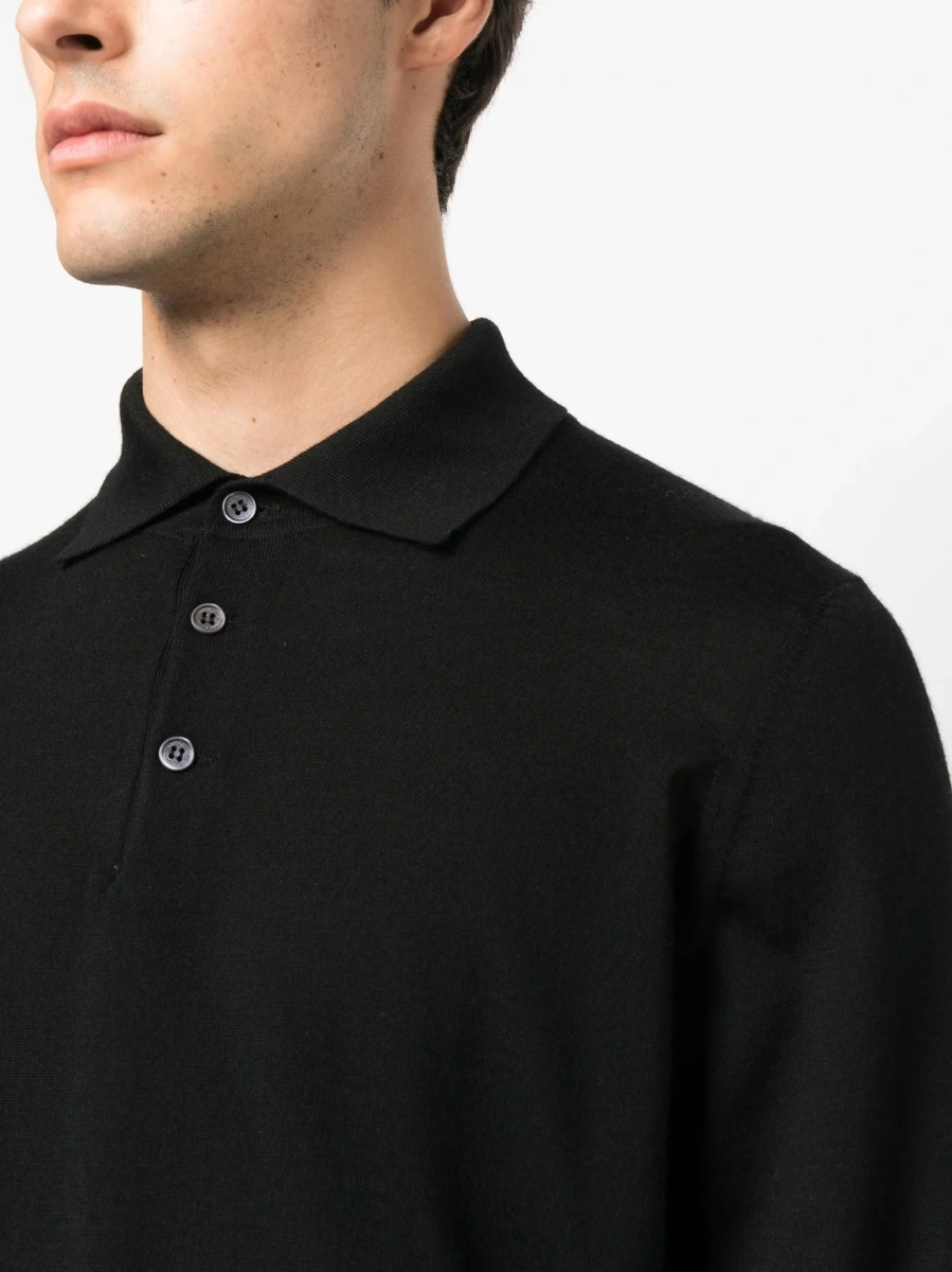 Tricou Polo Brunello Cucinelli negru - Img 5
