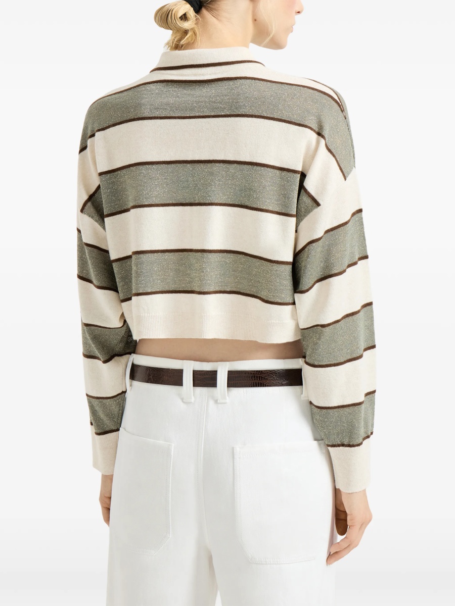 Tricou Polo Brunello Cucinelli neutru - Img 4