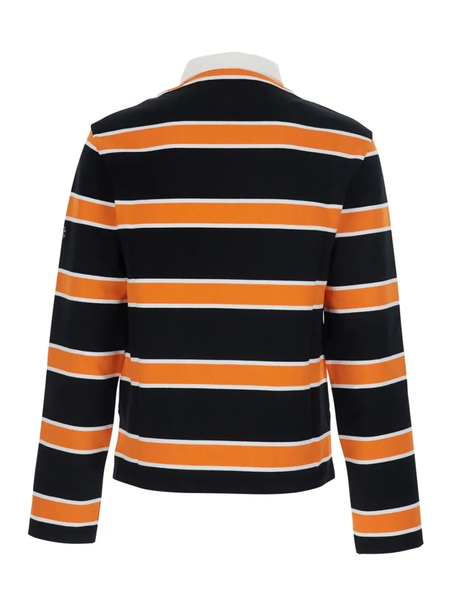 Tricou polo Céline portocaliu din bumbac - Img 2