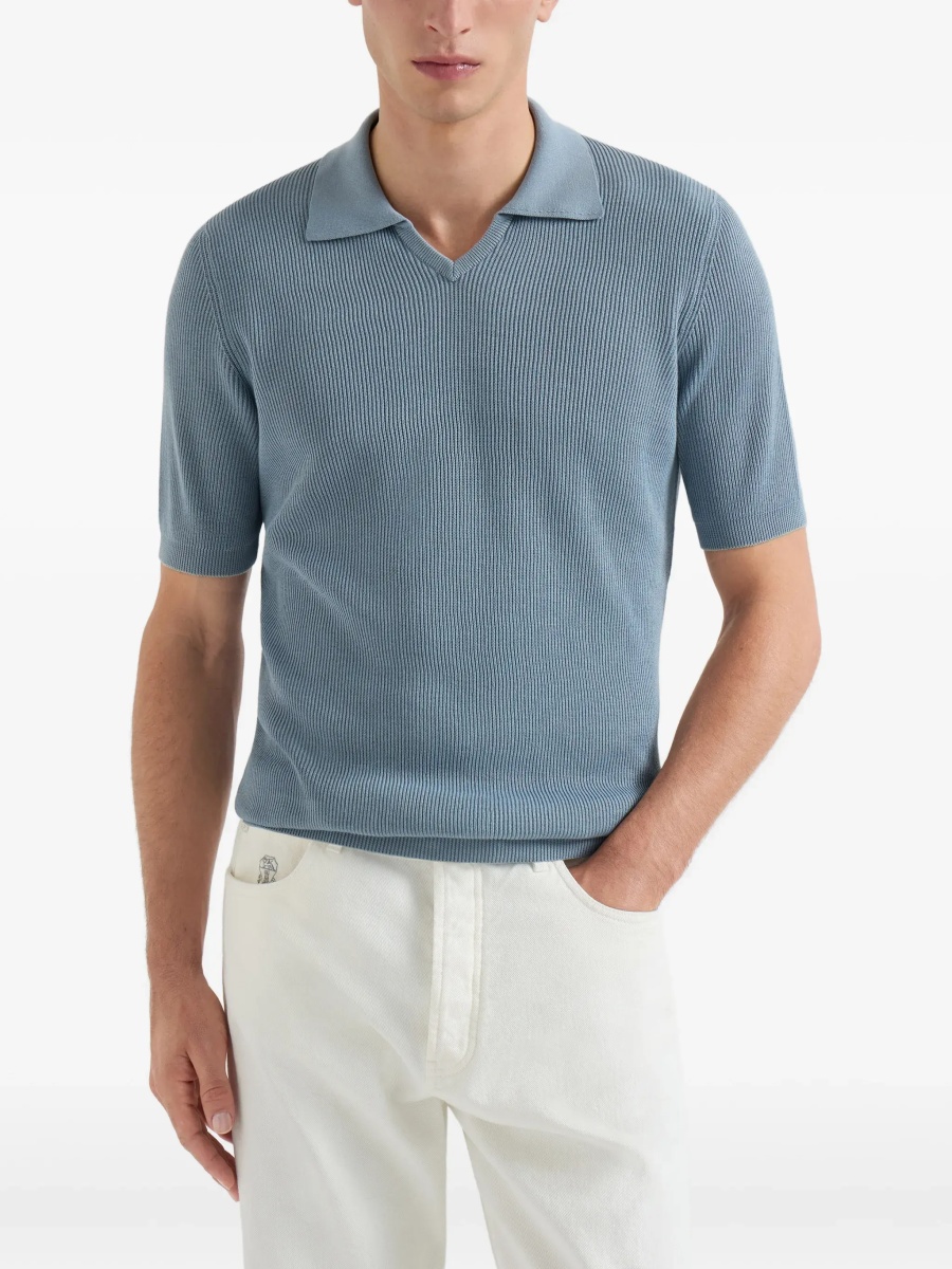 Tricou Polo Cotton ribbed Polo - Img 5