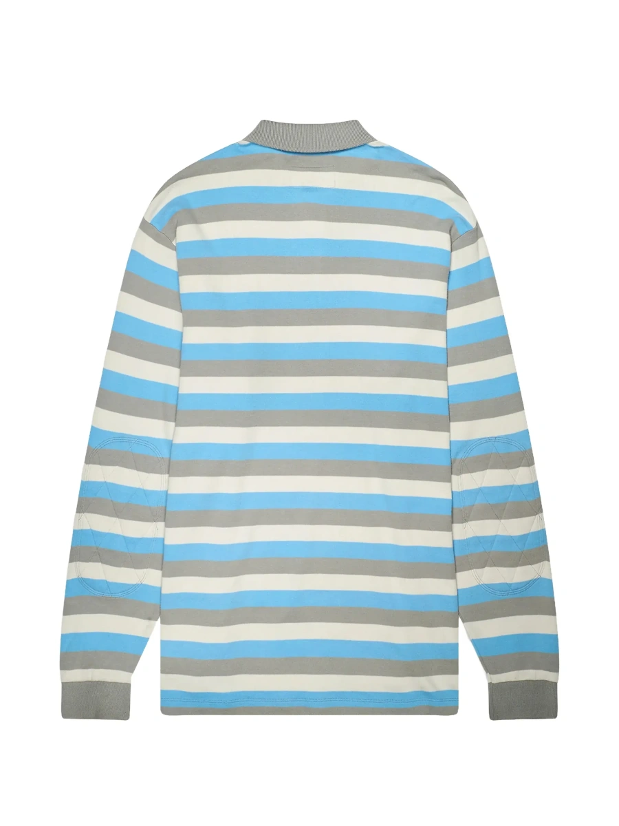 Tricou polo ERL multicolor din bumbac - Img 4