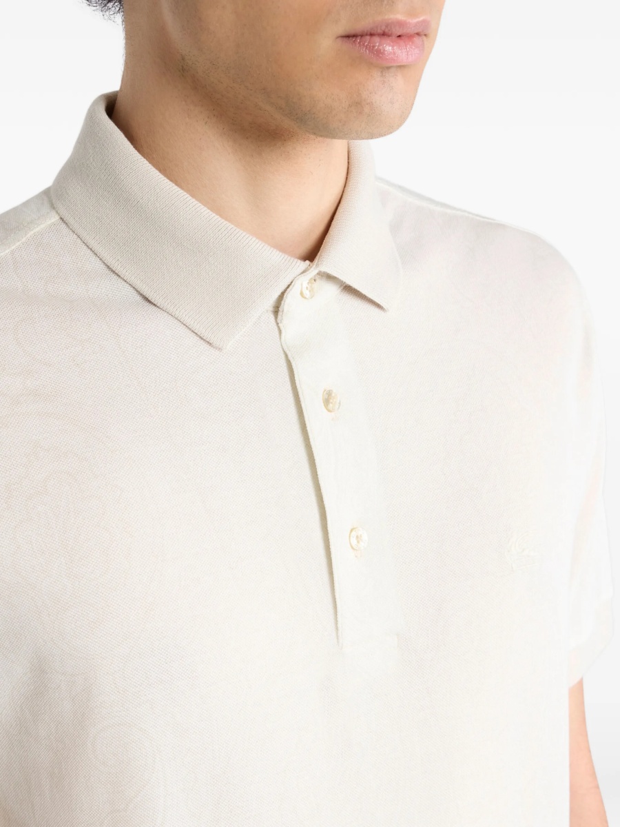 Tricou Polo ETRO neutru - Img 4