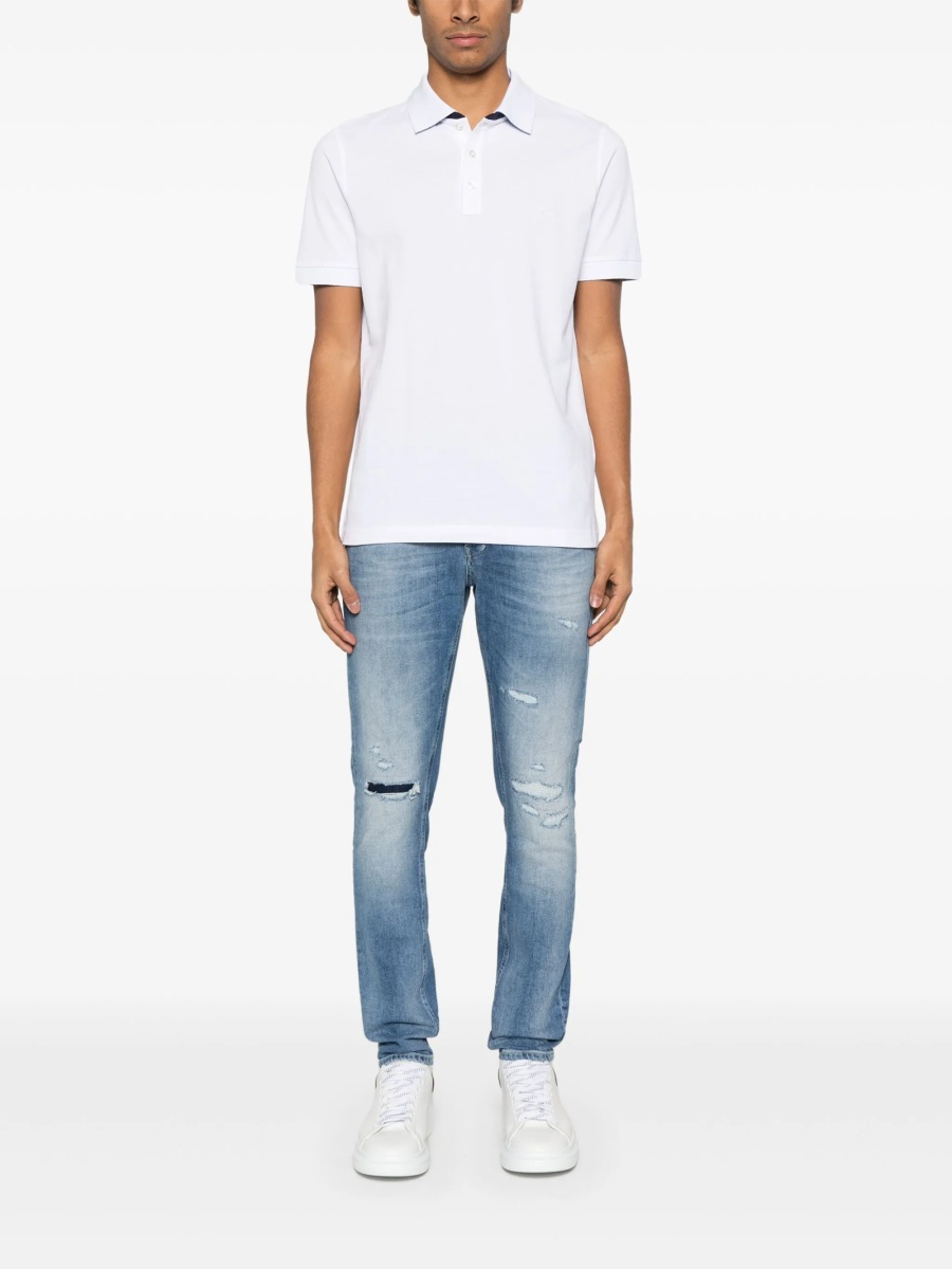 Tricou Polo Fay alb - Img 2