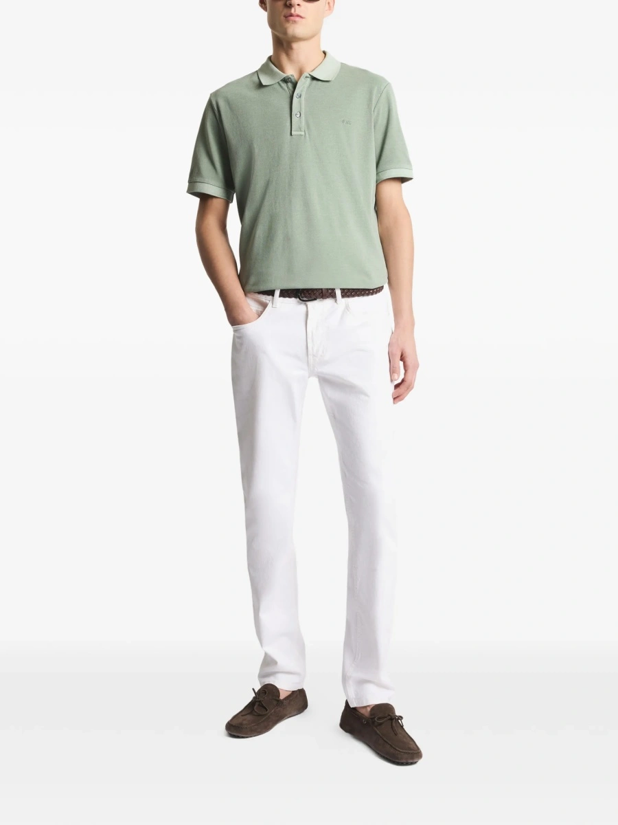 Tricou Polo Fay verde - Img 2