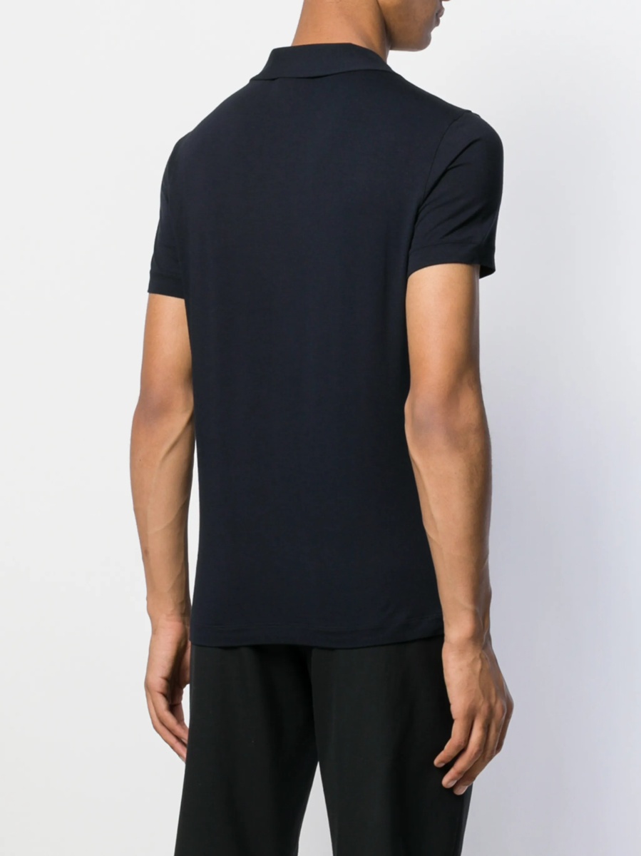 Tricou Polo Giorgio Armani albastru - Img 4