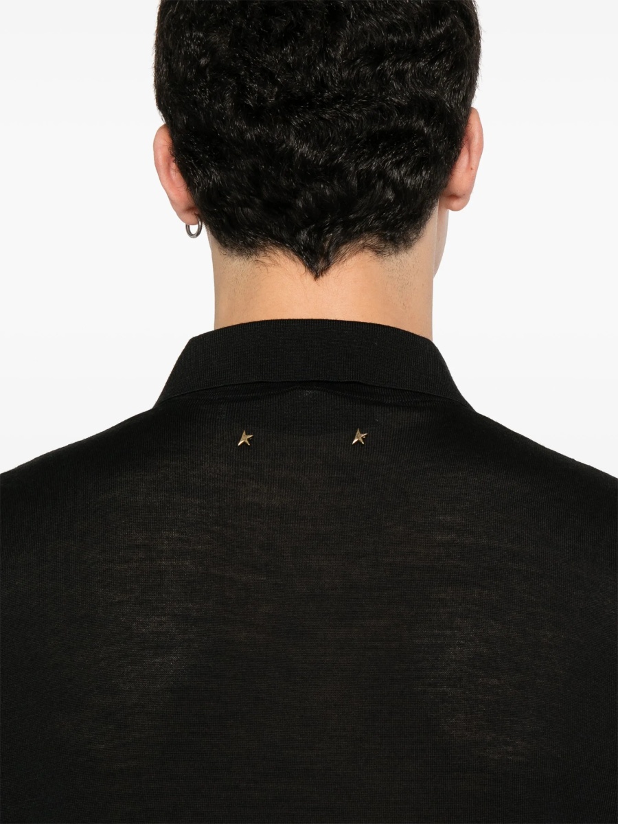 Tricou Polo Golden Goose negru - Img 5
