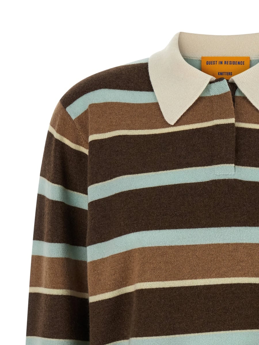Tricou Polo GUEST IN RESIDENCE maro - Img 3