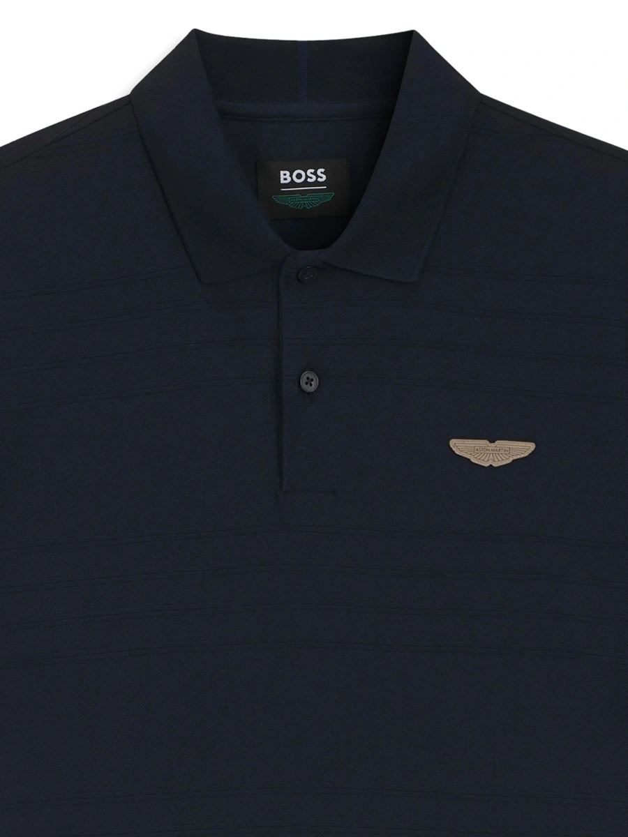 Tricou Polo Hugo Boss albastru - Img 2