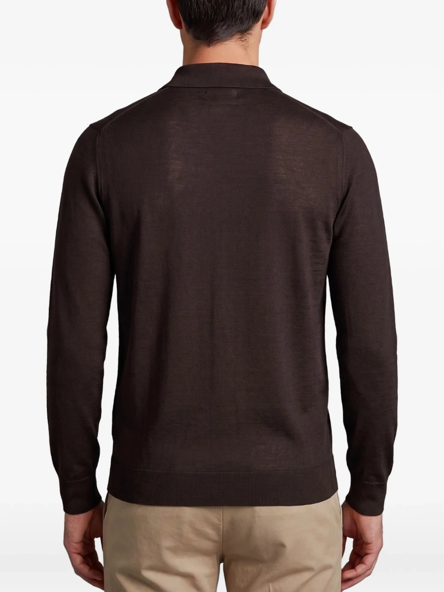 Tricou Polo John Smedley maro - Img 3