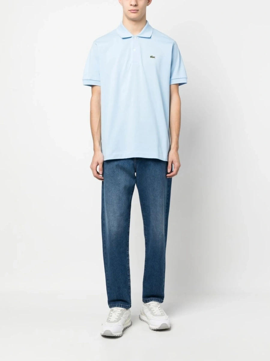 Tricou Polo Lacoste albastru - Img 2
