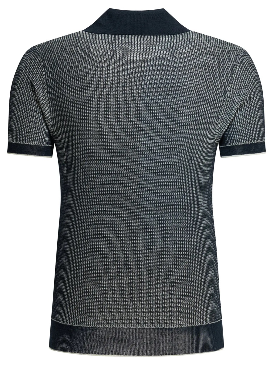 Tricou Polo "Mercedes 300" buttonless polo shirt - Img 2