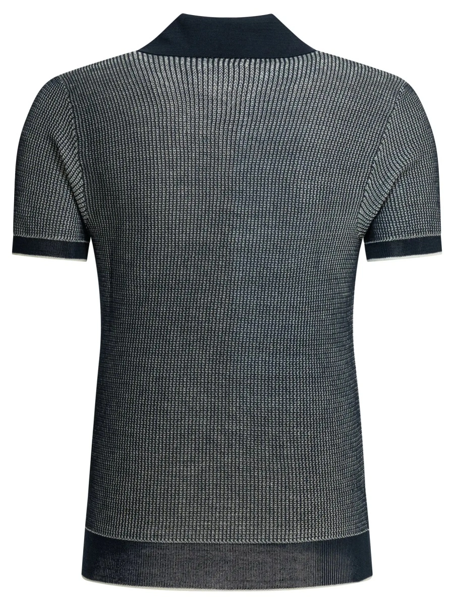 Tricou Polo "Mercedes 300" buttonless polo shirt - Img 2