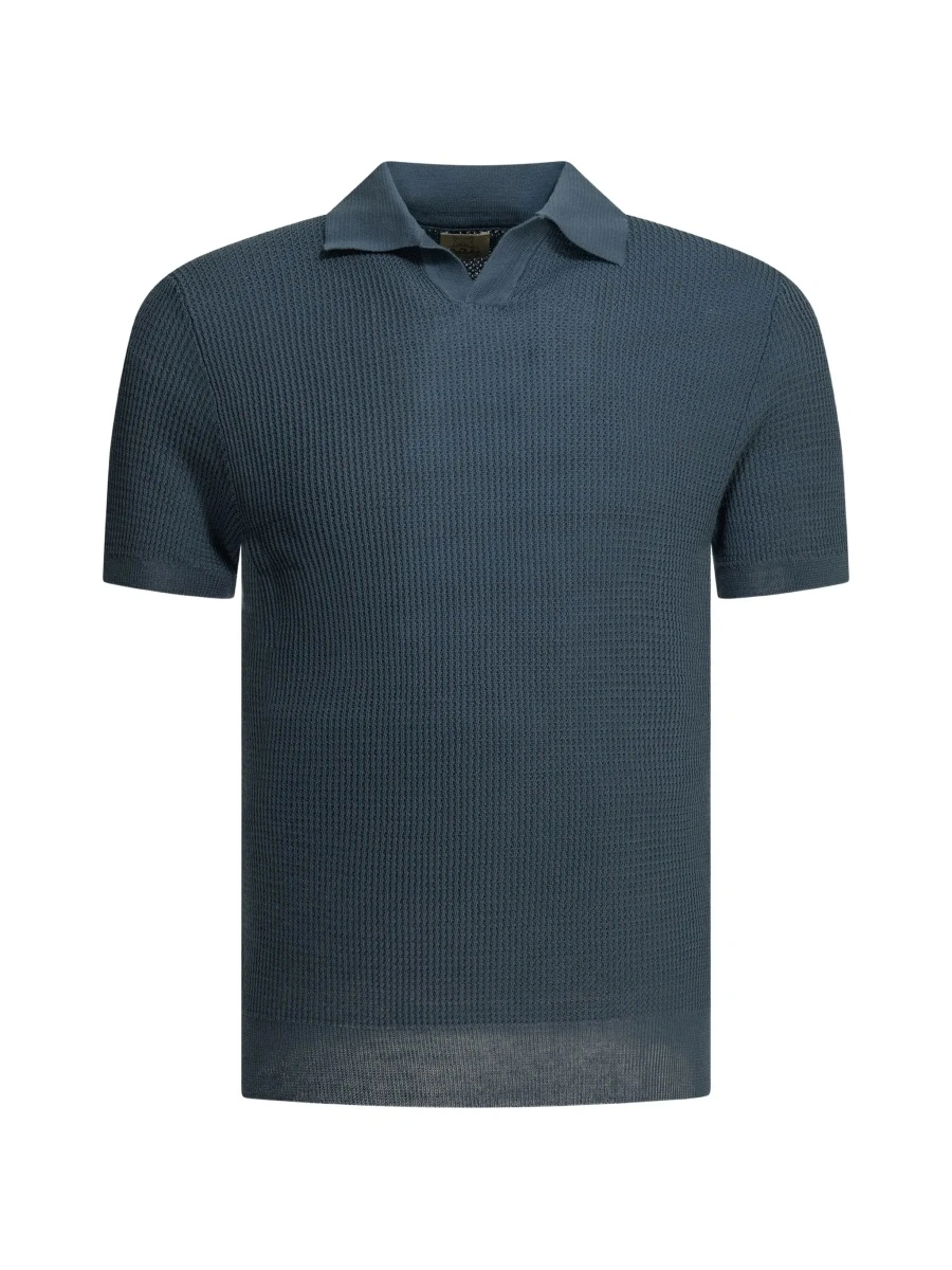 Tricou Polo "Mercedes 300" buttonless polo shirt - Img 8