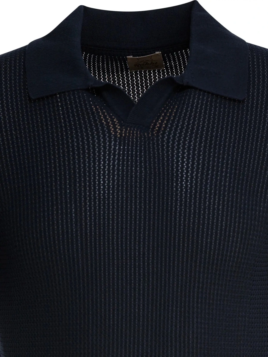 Tricou Polo "Mercedes" buttonless polo shirt - Img 3