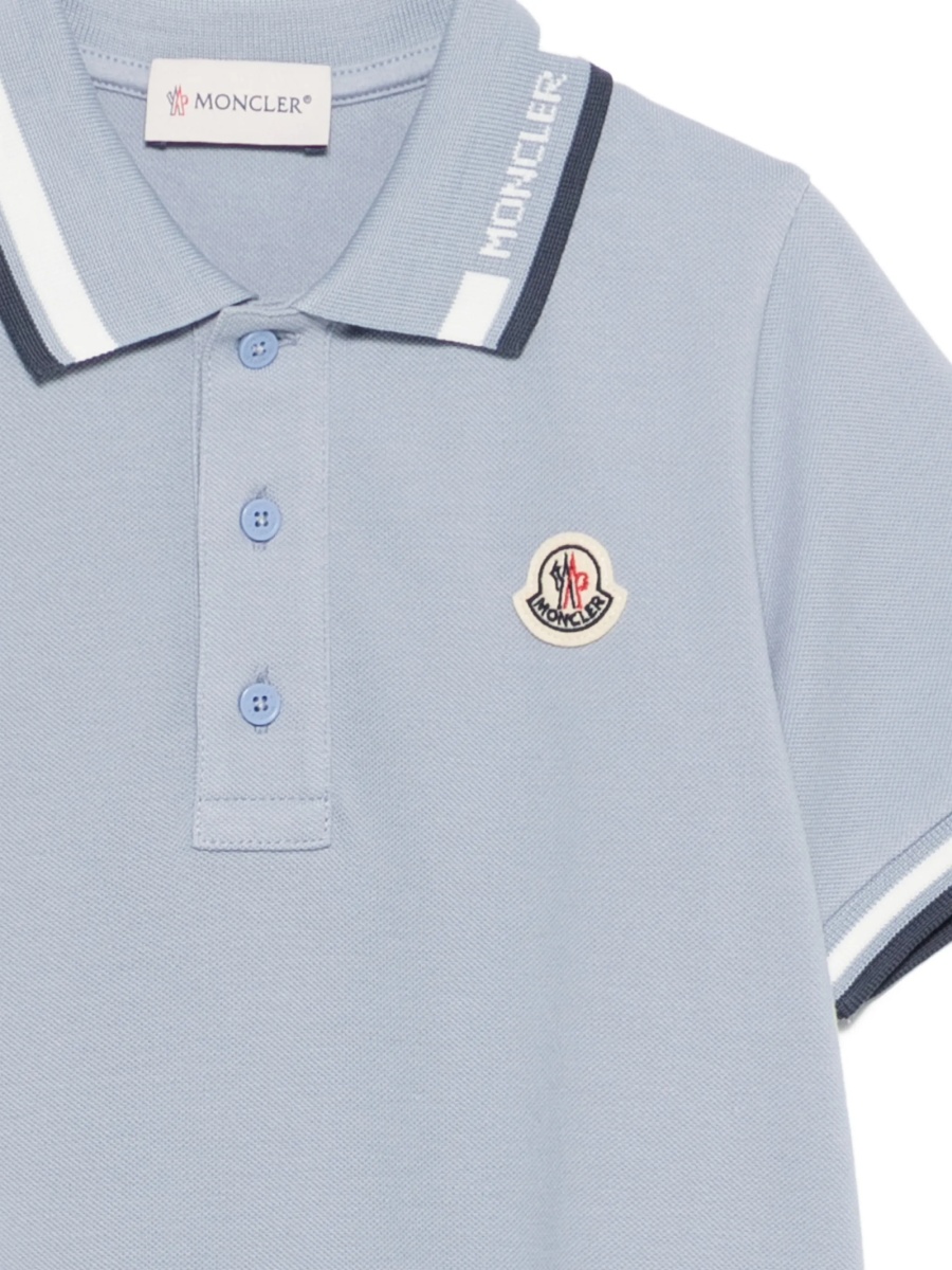 Tricou Polo Moncler albastru - Img 3