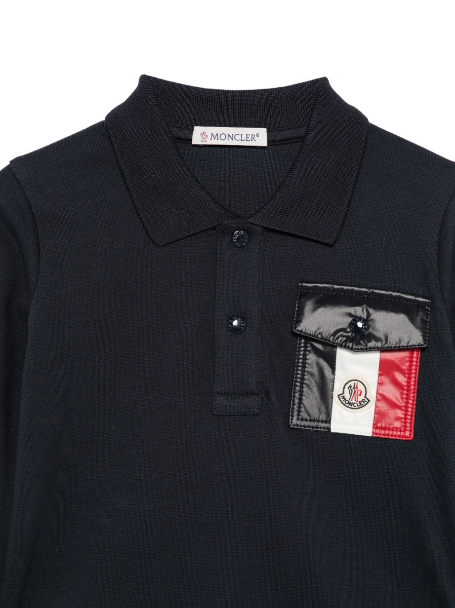 Tricou Polo Moncler albastru - Img 3