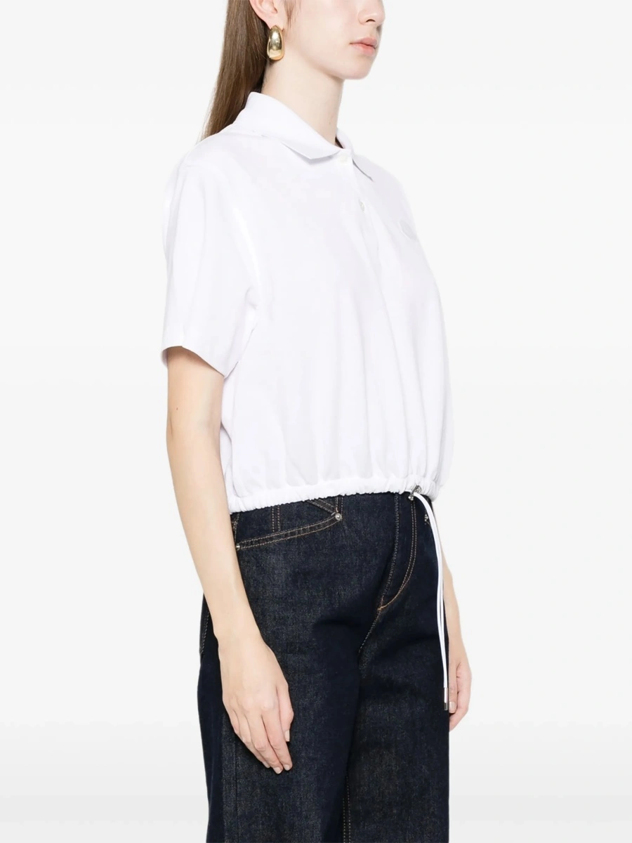 Tricou Polo Moncler alb - Img 3