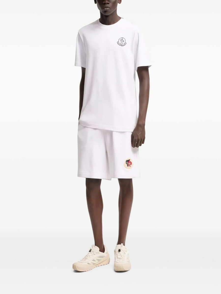 Tricou Polo Moncler alb - Img 2