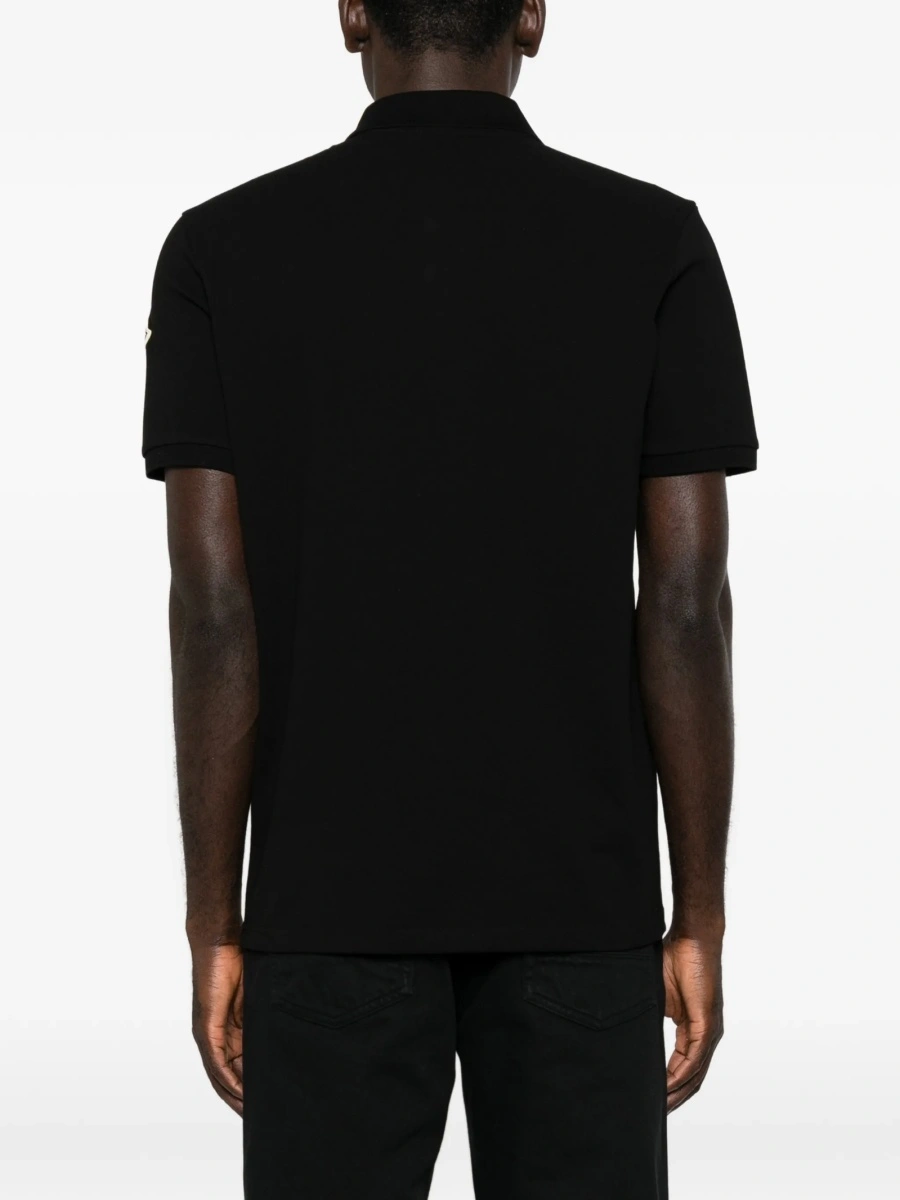 Tricou Polo Moncler negru - Img 4