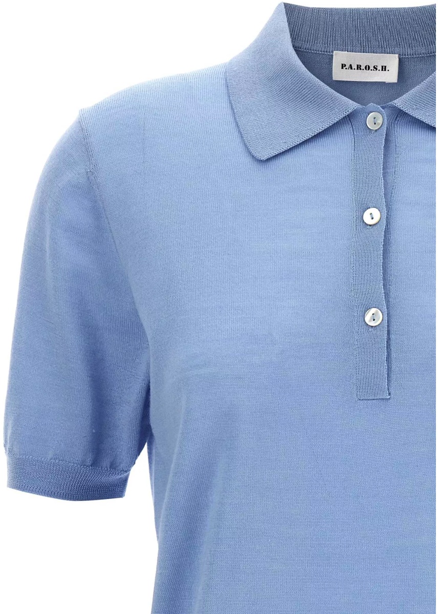 Tricou Polo P.A.R.O.S.H. Knitted polo shirt* - Img 3