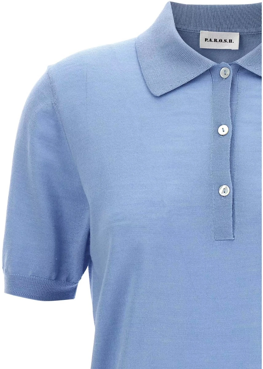 Tricou Polo P.A.R.O.S.H. Knitted polo shirt* - Img 3