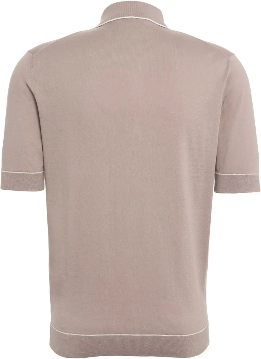 Tricou Polo Polo shirt with piping - Img 3