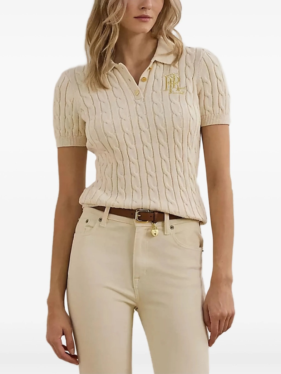 Tricou Polo Ralph Lauren neutru - Img 3