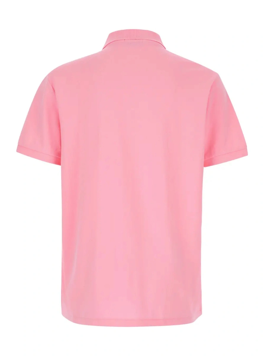 Tricou polo Ralph Lauren 'Polo' roz din bumbac - Img 2