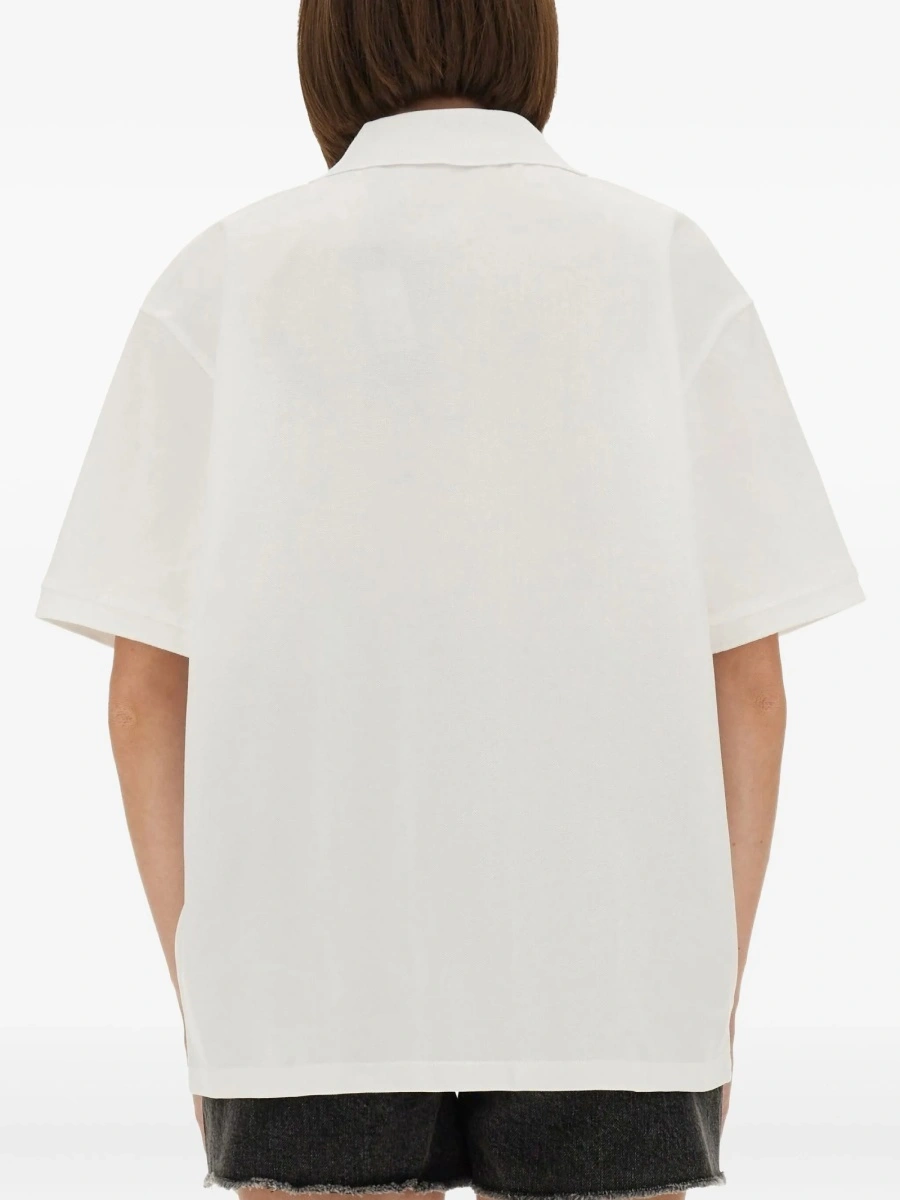 Tricou Polo ROTATE Birger Christensen alb - Img 3