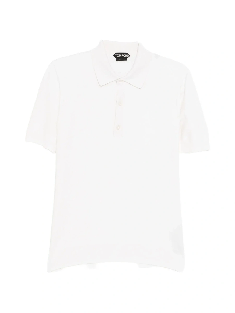 Tricou Polo Silk and cotton pique polo shirt - Img 9