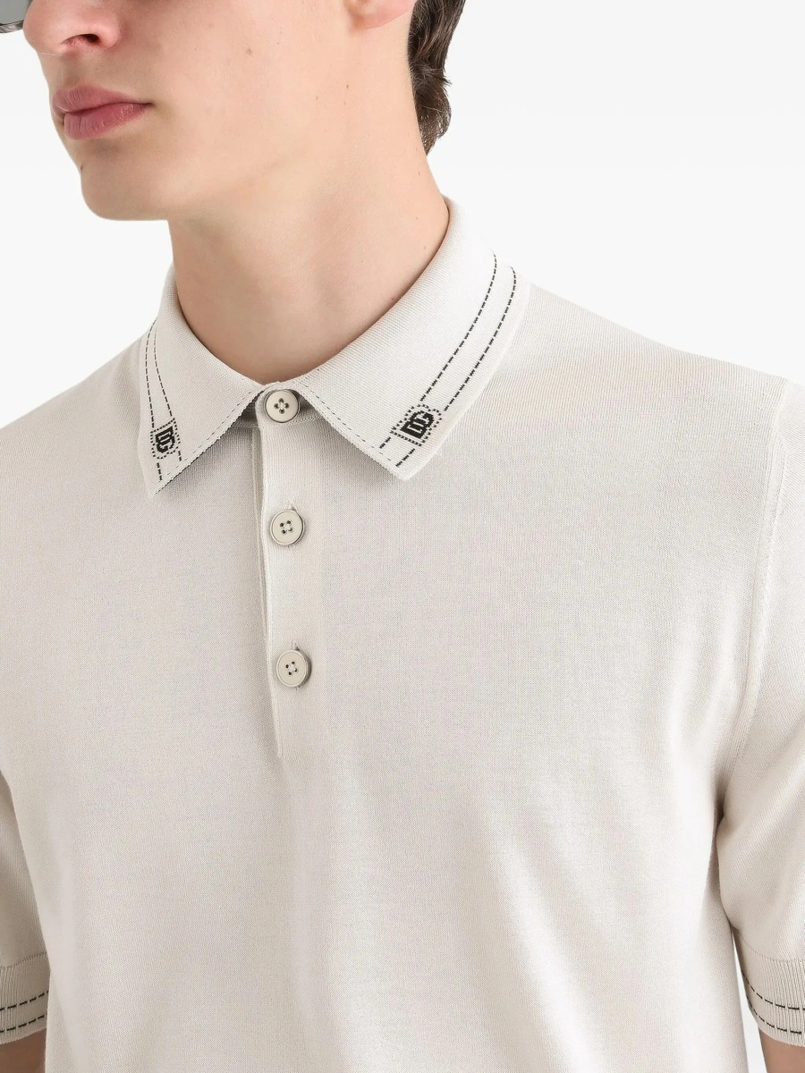 Tricou Polo Silk Polo with collar and short sleeves - Img 7