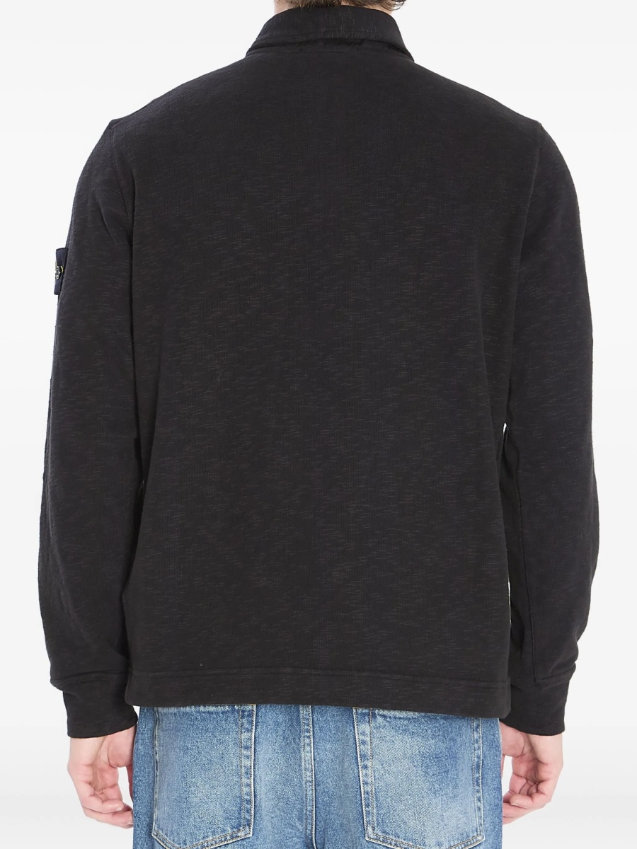 Tricou Polo Stone Island negru - Img 3