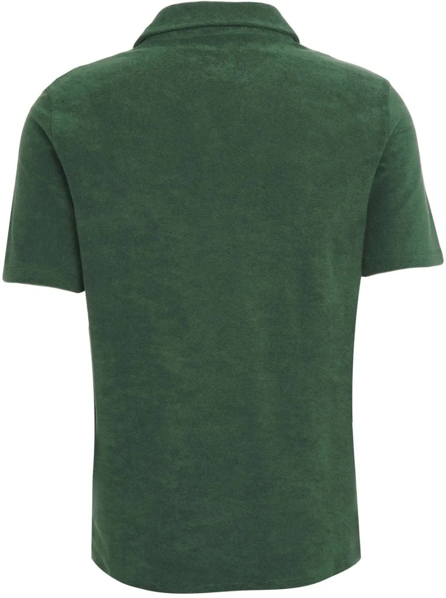 Tricou Polo Terry cloth skipper polo shirt - Img 3