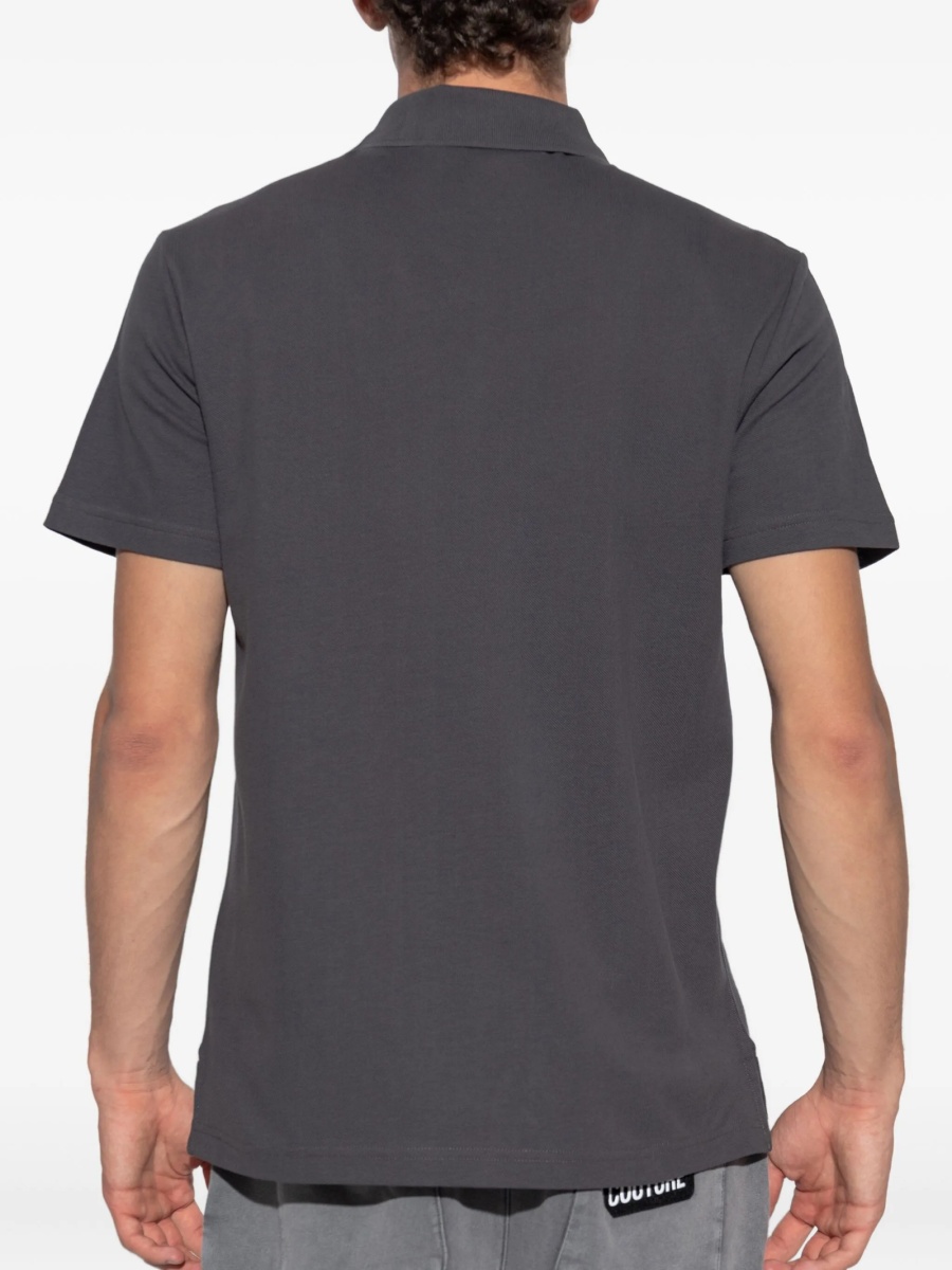 Tricou Polo Versace Jeans Couture gri - Img 4