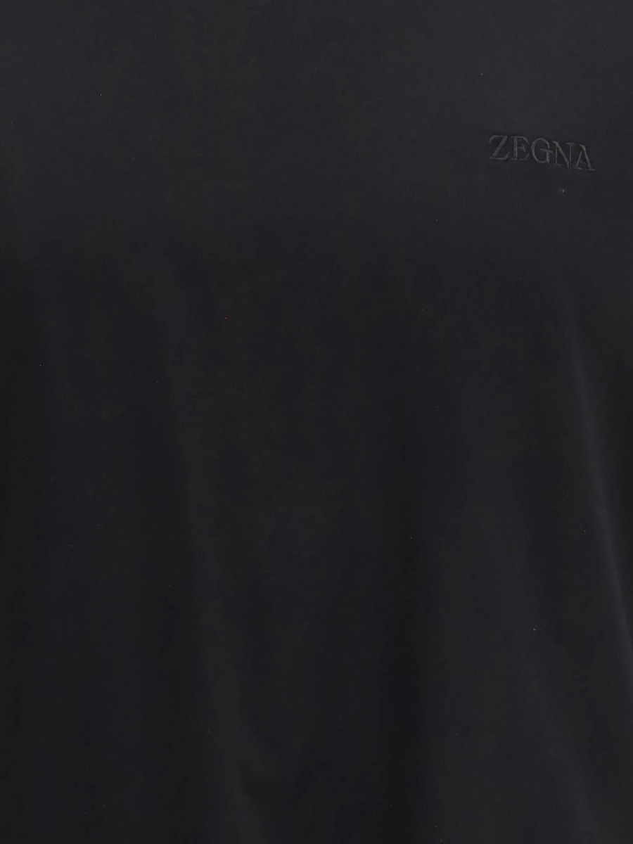 Tricou Polo ZEGNA negru - Img 4