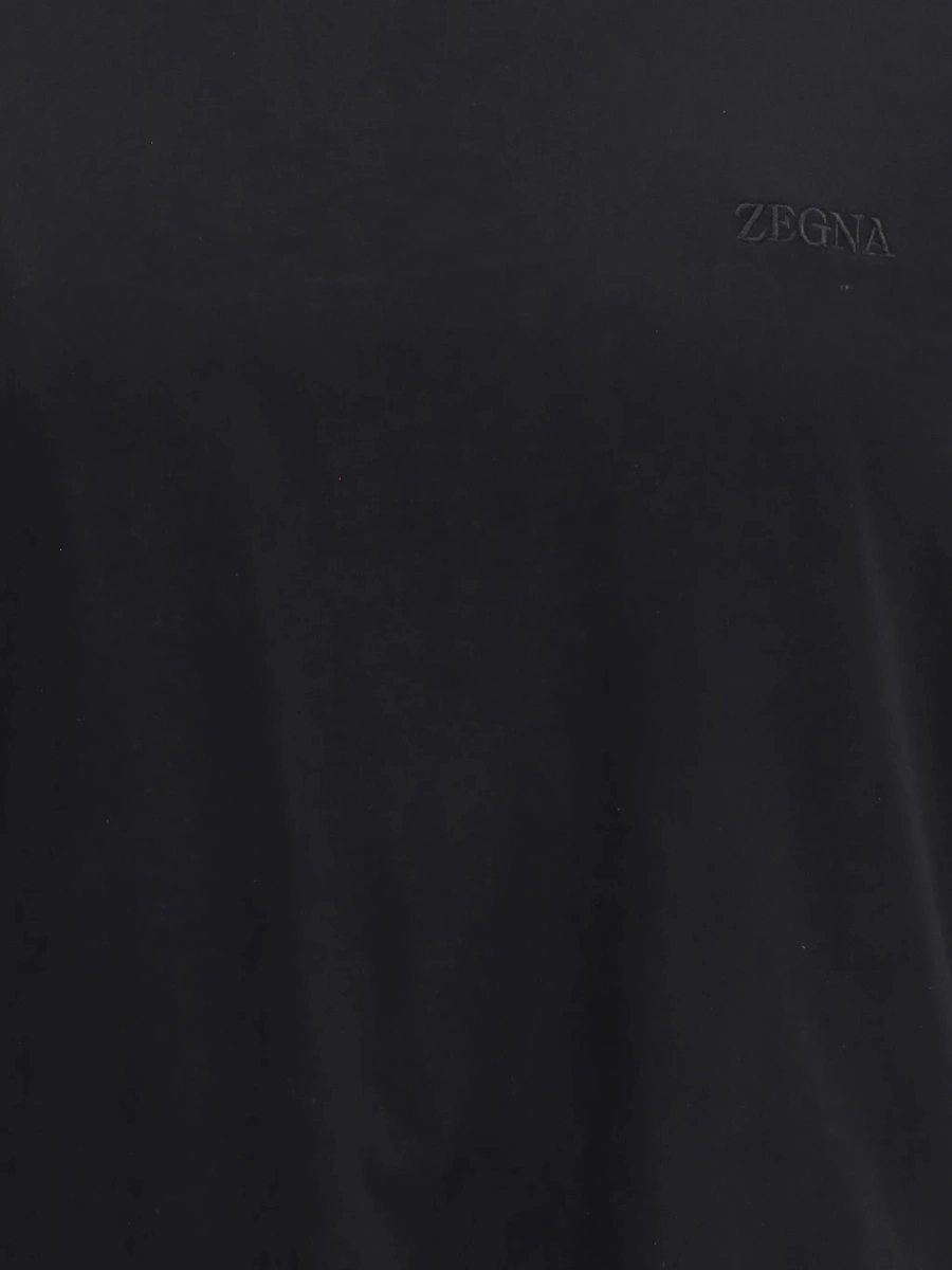 Tricou Polo ZEGNA negru - Img 4