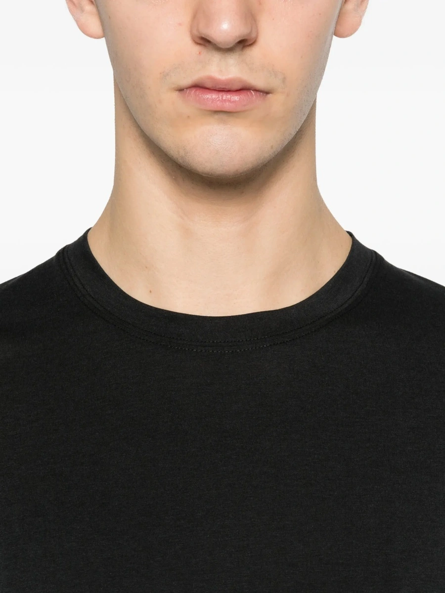 Tricou Round-neck T-shirt made of lyocell - Img 5