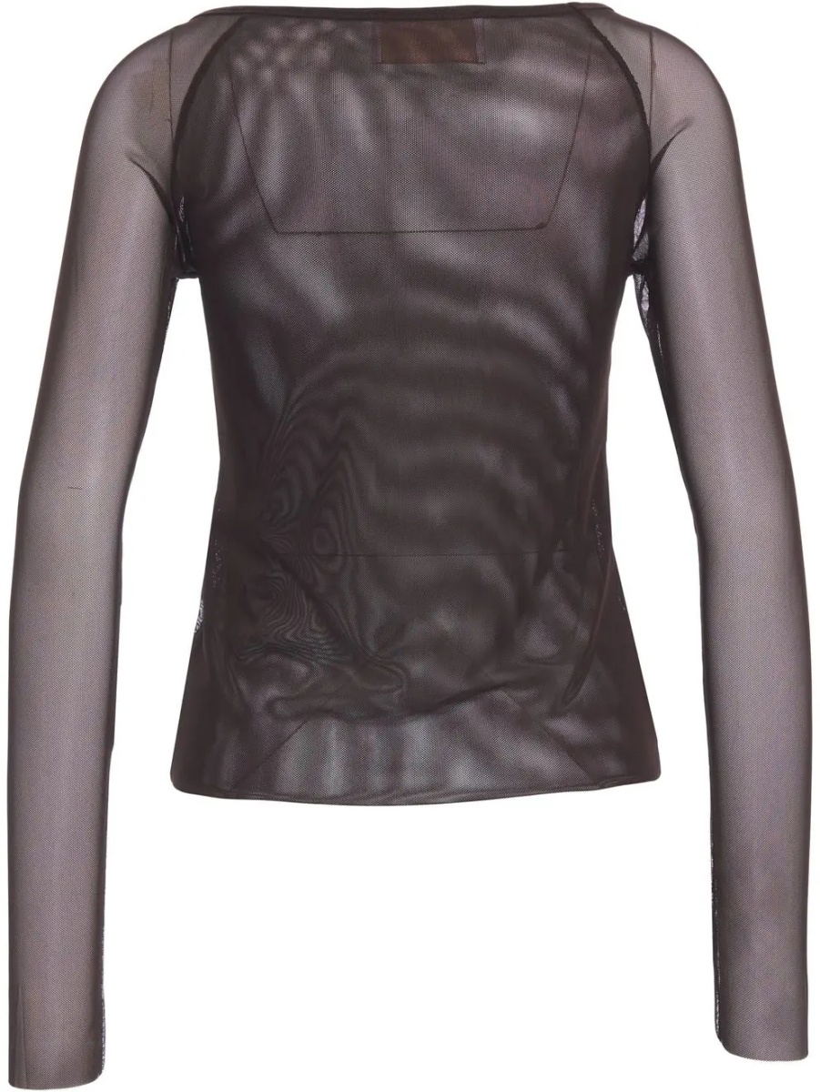 Tricou Semitransparent long-sleeved shirt - Img 3