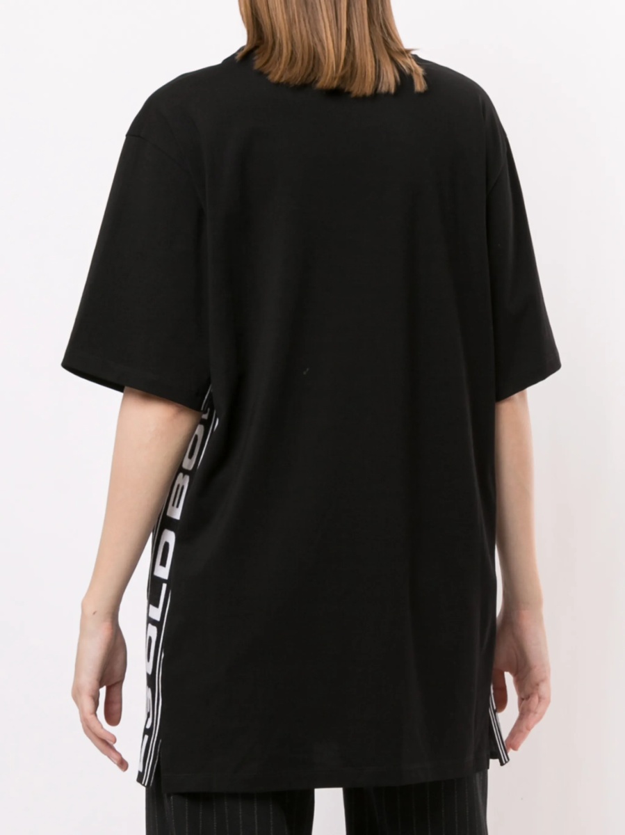 Tricou Stella McCartney negru din bumbac - Img 4
