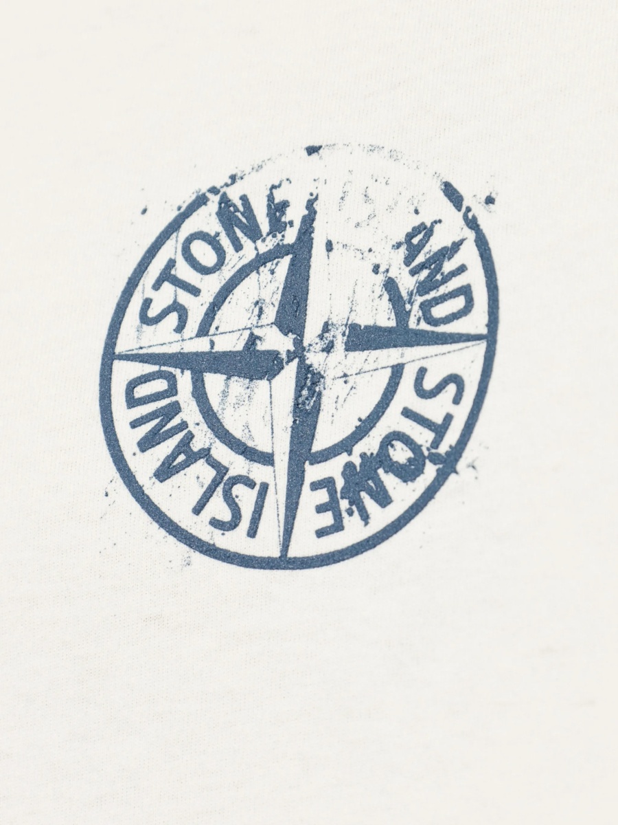 Tricou Stone Island alb - Img 5