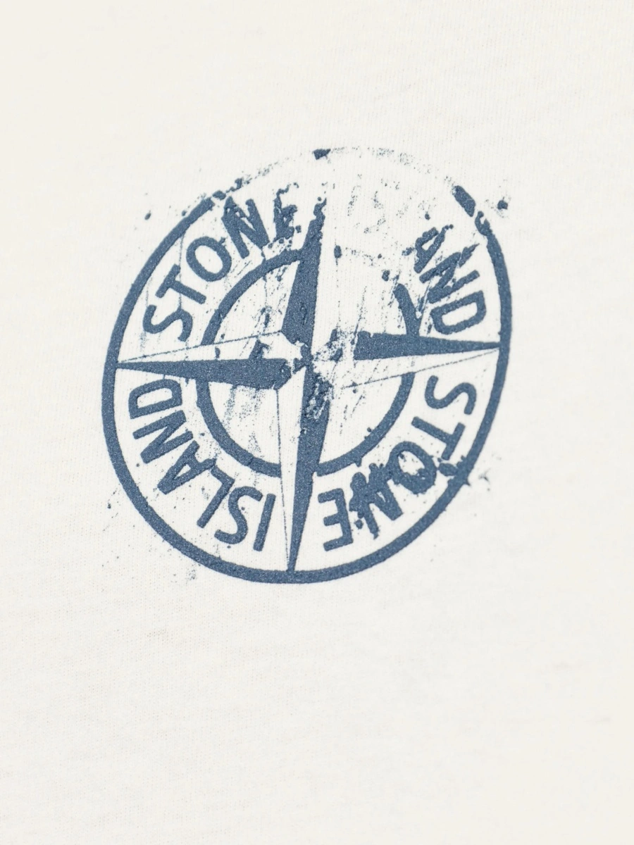 Tricou Stone Island alb - Img 5