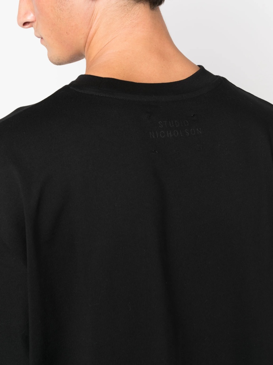 Tricou STUDIO NICHOLSON negru - Img 5