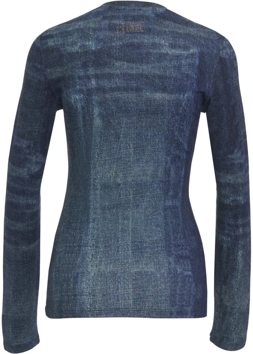 Tricou T-shirt in denim look - Img 3
