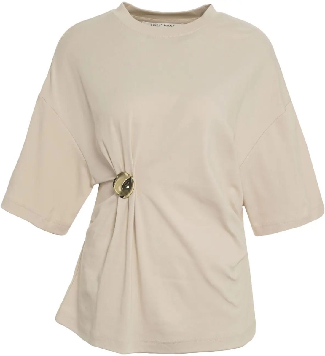 Tricou T-shirt with brooch 'Enora' - Img 2
