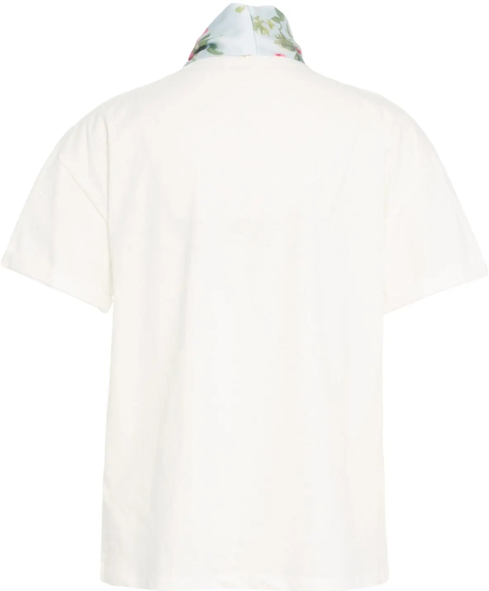 Tricou T-shirt with shawl collar - Img 3
