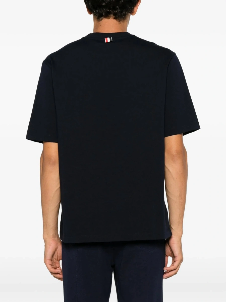 Tricou Thom Browne gri - Img 6